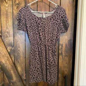 Casual animal print dress, size small
